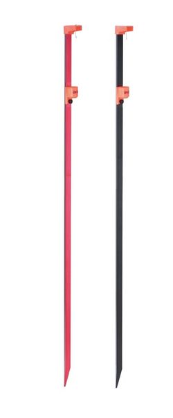 Soporte de aluminio anodizado Akami SCT Extra 160 cm con horquilla fluorescente regulable