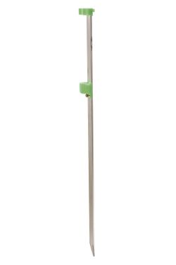 Soporte de aluminio regulable en altura con protector fluorescente y tornillo metálico de 25×3 mm