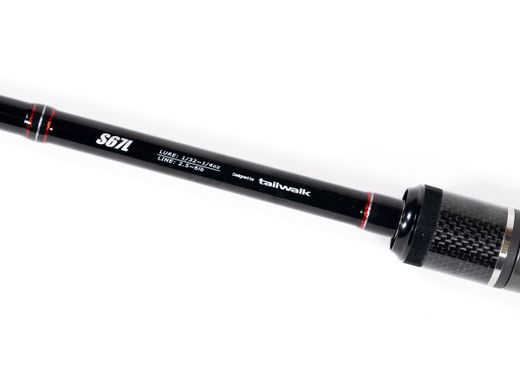 Caña de Spinning Tailwalk Gekiha Banks S67L – 2,01 m – Acción 1/32–1/4 oz – Finesse para Bass y Lucio – Especial Drop Shot y Vinilos Ligeros