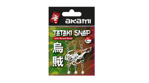 TATAKI SNAP WITH ROUND BEAD