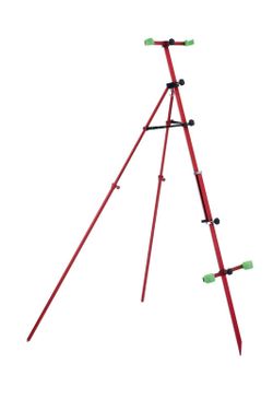 Trípode Akami Surf AKTS180R de aluminio ultraligero – Altura regulable – Con anclaje para cubo y horquillas fluorescentes