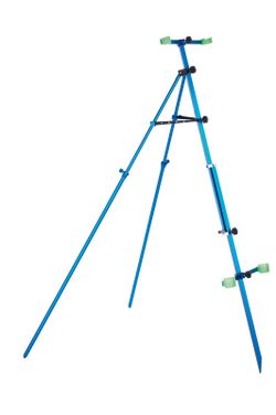 Trípode Akami Surf AKTS180BX de aluminio ultraligero – Altura regulable – Con anclaje para cubo y horquillas fluorescentes