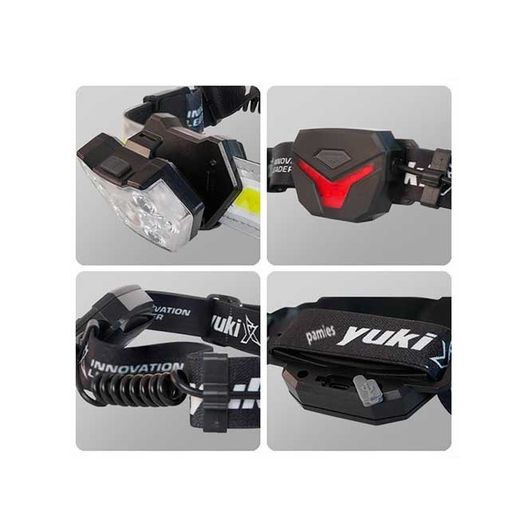 YUKI LINTERNA FRONTAL YUKI WIDE USB